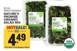 Food Lion Nature's Promise Organic Salad Mix offer