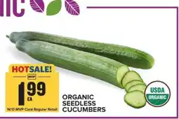 Food Lion Organic Seedless Cucumbers offer