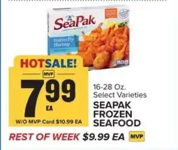 Food Lion SeaPak Frozen Seafood offer