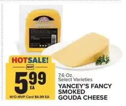 Food Lion Yancey's Fancy Smoked Gouda Cheese offer