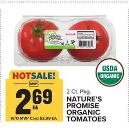 Food Lion NATURE'S PROMISE ORGANIC TOMATOES offer