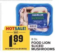 Food Lion FOOD LION SLICED MUSHROOMS offer