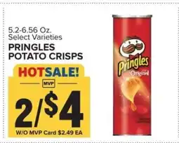 Food Lion Pringles Potato Crisps offer