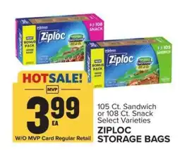 Food Lion Ziploc Storage Bags offer
