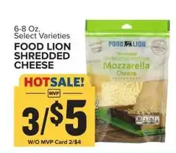 Food Lion Food Lion Shredded Cheese offer