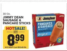 Food Lion JIMMY DEAN SAUSAGE & PANCAKE STICKS offer