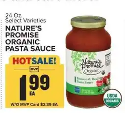 Food Lion NATURE'S PROMISE ORGANIC PASTA SAUCE offer