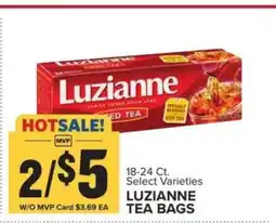 Food Lion Luzianne Tea Bags offer
