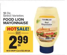 Food Lion FOOD LION MAYONNAISE offer