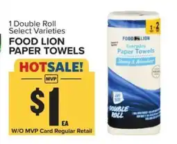 Food Lion FOOD LION PAPER TOWELS offer