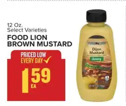 Food Lion FOOD LION BROWN MUSTARD offer