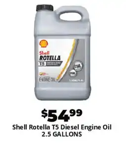 Advance Auto Parts Shell Rotella T5 Diesel Engine Oil offer