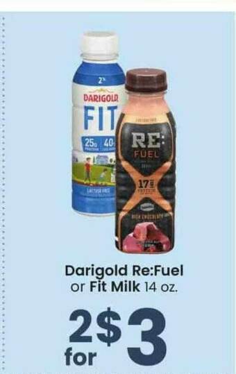 Albertsons Darigold Re:Fuel Or Fit Milk offer
