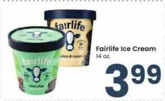 Albertsons Fairlife Ice Cream offer