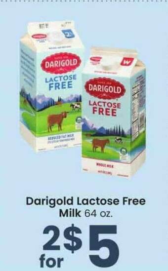 Albertsons Darigold Lactose Free Milk offer