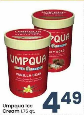 Albertsons Umpqua Ice Cream offer