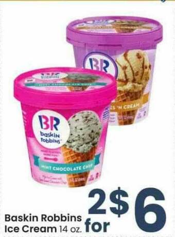 Albertsons Baskin Robbins Ice Cream offer