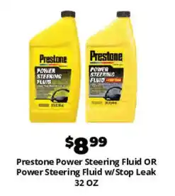 Advance Auto Parts Prestone Power Steering Fluid Power Steering Fluid w/Stop Leak offer