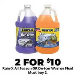 Advance Auto Parts Rain-X All Season OR De-Icer Washer Fluid offer