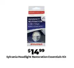 Advance Auto Parts Sylvania Headlight Restoration Essentials Kit offer