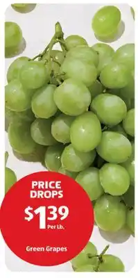 Aldi Green Grapes offer