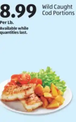 Aldi Wild Caught Cod Portions offer