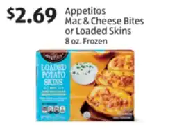 Aldi Appetitos Mac & Cheese Bites or Loaded Skins offer