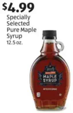 Aldi Specially Selected Pure Maple Syrup offer