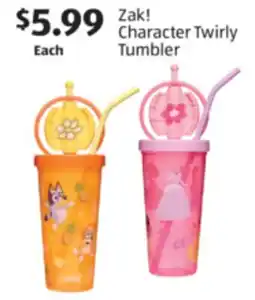 Aldi Zak! Character Twirly Tumbler offer