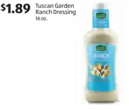 Aldi Tuscan Garden Ranch Dressing offer