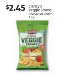 Aldi Clancy's Veggie Straws offer