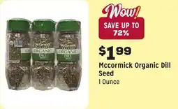 Grocery Outlet Organic Dill Seed offer