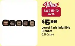 Grocery Outlet Infallible Bronzer offer