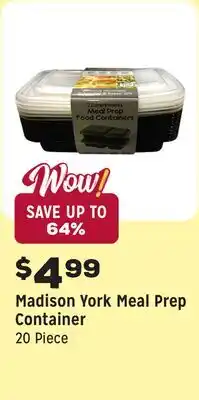 Grocery Outlet Meal Prep Container offer