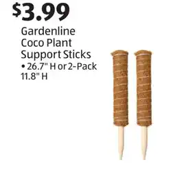 Aldi Gardenline Coco Plant Support Sticks offer