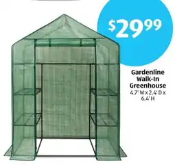 Aldi Gardenline Walk-In Greenhouse offer