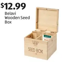 Aldi Belavi Wooden Seed Box offer