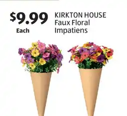 Aldi KIRKTON HOUSE Faux Floral Impatiens offer