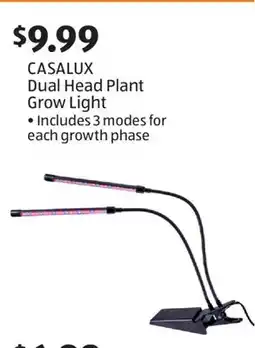 Aldi CASALUX Dual Head Plant Grow Light offer