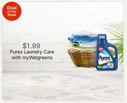 Walgreens Purex Laundry Care offer