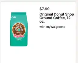 Walgreens Original Donut Shop Ground Coffee, 12 oz offer