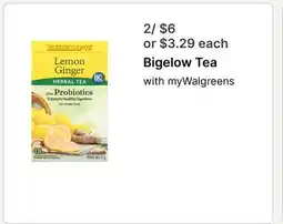 Walgreens Bigelow Tea offer