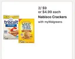 Walgreens Nabisco Crackers offer