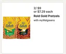 Walgreens Rold Gold Pretzels offer