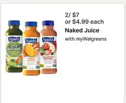 Walgreens Naked Juice offer