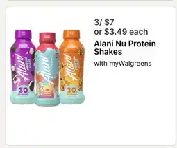Walgreens Alani Nu Protein Shakes offer