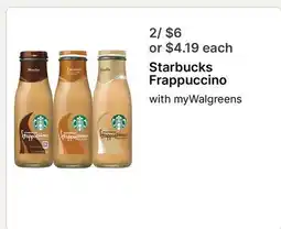 Walgreens Starbucks Frappuccino offer