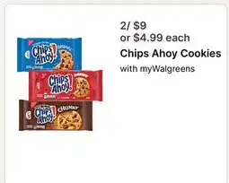 Walgreens Chips Ahoy Cookies offer