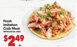 Vallarta Supermarkets Fresh Imitation Crab Meat / IMITACION DE JAIBA offer