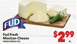 Vallarta Supermarkets Fud Fresh Mexican Cheese / QUESO FRESCO FUD offer